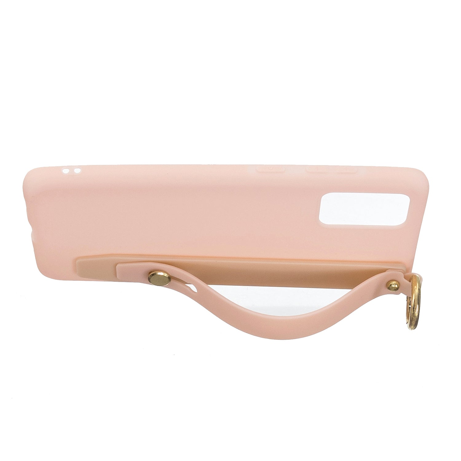 TPU Cell Phone Back Case with Wrist Strap Kickstand for Samsung Galaxy S20 Plus / S20 Plus 5G - Light Pink TPU Cell Phone Back Case with Wrist Strap Kickstand for Samsung Galaxy S20 Plus / S20 Plus 5G - Light Pink